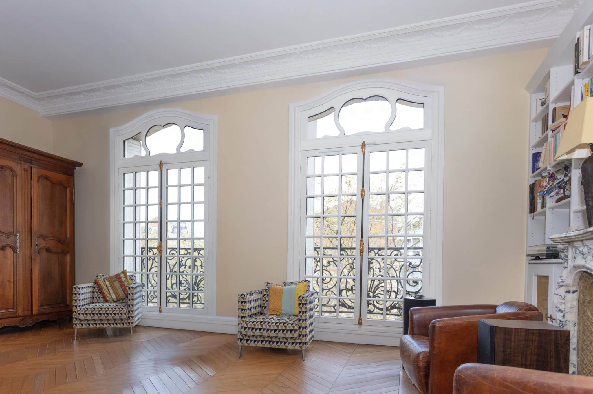appartement haussmannien fenetres paris