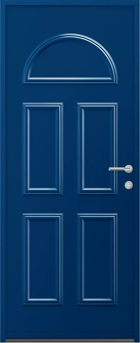 porte demi lune plein exterieur